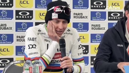Cycling - Paris-Roubaix 2025 - Tadej Pogacar : "A big honor to race against Mathieu van der Poel..."