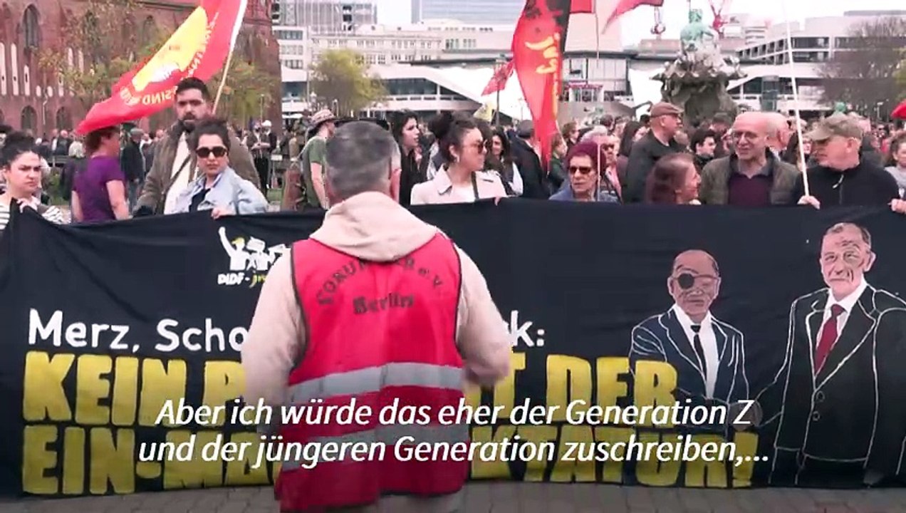 Berlin: Demo für Freilassung von Imamoglu in der Türkei