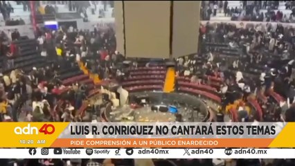 ¡Violencia por Narcocorridos! Público destruye escenario en concierto de Luis R. Conriquez