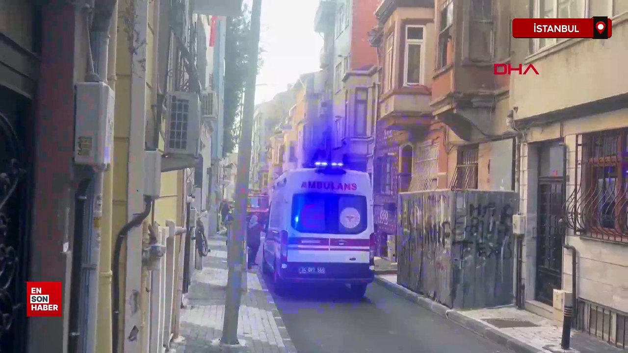 İstanbul Şişli'de bir binada kısmi çökme meydana geldi