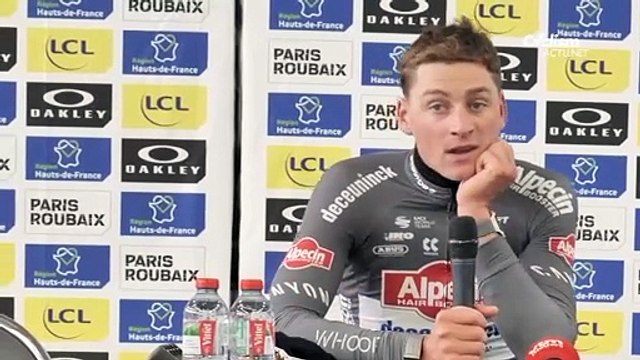 Cycling - Paris-Roubaix 2025 - Mathieu van der Poel : When Tadej Pogacar crashed... I had to go for it