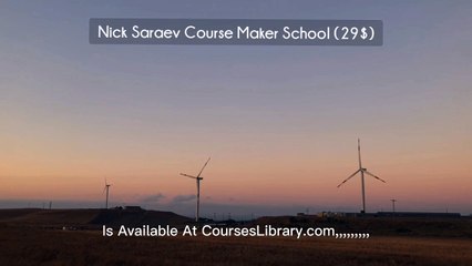 Nick Saraev Course Maker School (29$)(Available At Courseslibrary.com)