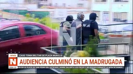 Audiencia del Gral. Bracamonte culminó en la madrugada