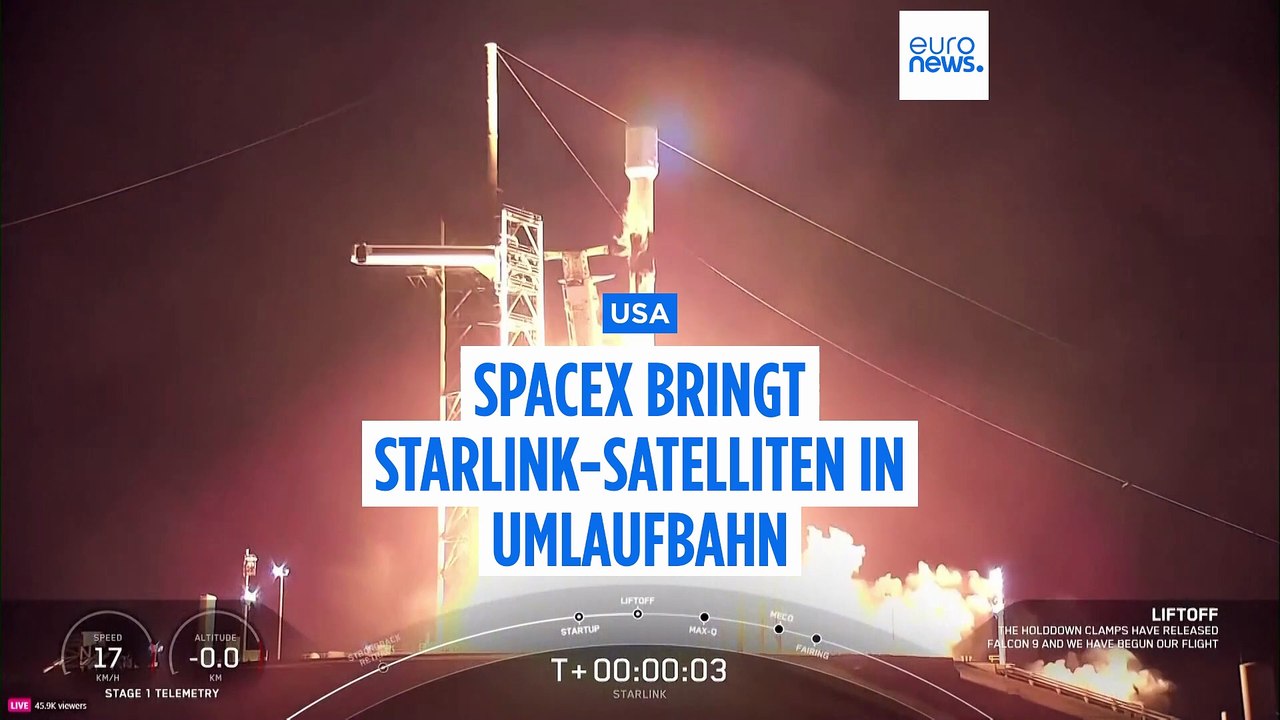 SpaceX bringt 21 Starlink-Satelliten in eine niedrige Erdumlaufbahn
