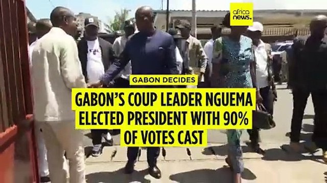 Brice Oligui Nguema wins Gabon Presidential election with 90.35% of the Vote