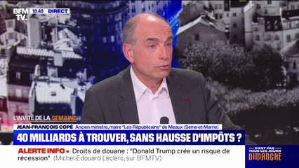 Budget: "Il faut proposer un contrat aux Français dans ce domaine du financement", explique Jean-François Copé
