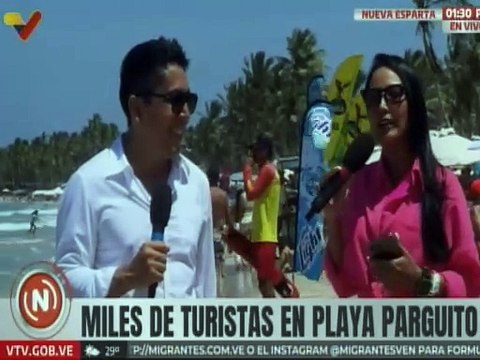 Nueva Esparta | Temporadistas llegan a Margarita para vacacionar en esta Semana Santa 2025