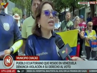 Ecuatorianos en Venezuela denunciaron que no pueden votar en las elecciones presidenciales de su país