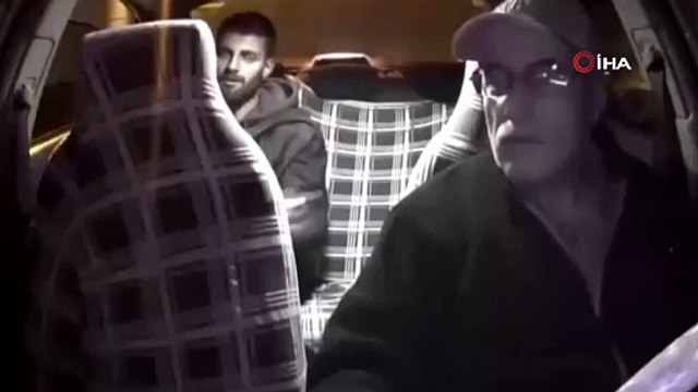 Taksici gasp girişimini biber gazıyla önledi