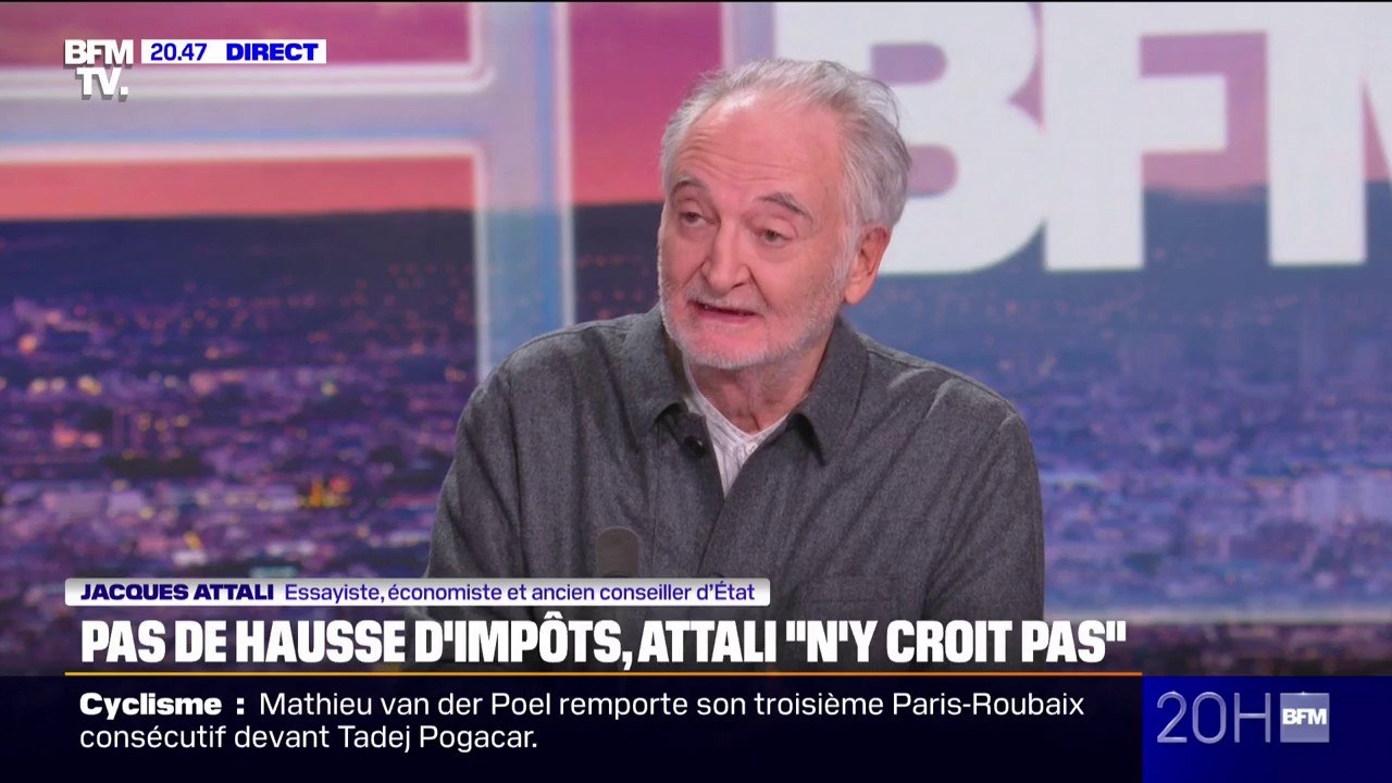 40 milliards d'euros d'économies en 2026: Jacques Attali, ancien conseiller d'État, "ne croit pas" à une non-hausse des impôts