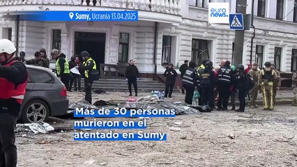 La UE estalla contra la "cruel matanza de civiles" tras el ataque ruso a Sumy en Ucrania