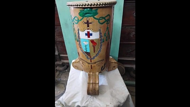 Cattedrale di Andria: opera d'arte lignea del Maestro Giuseppe Marzano