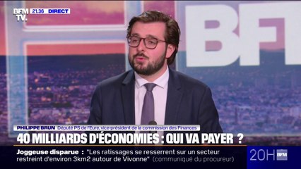 40 milliards d'euros d'économies en 2026: "Il faut rééquilibrer l'effort", explique Philippe Brun (PS)