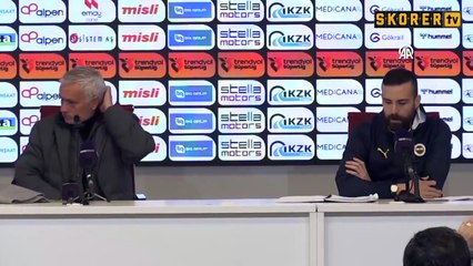 Fenerbahçe teknik direktörü José Mourinho'nun basın toplantısındaki açıklamaları