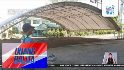 Tent, bumigay sa gitna ng graduation rehearsal | Unang Balita