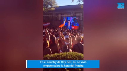 En el country, así se vivió el empate sobre la hora del Pincha en el clásico platense