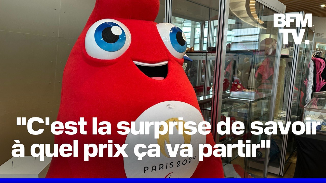 ROBIN DE BFM - « C’est la surprise de savoir à quel prix ça va partir »: 199 objets emblématiques des JO de Paris 2024 ont été vendus aux enchères ce dimanche