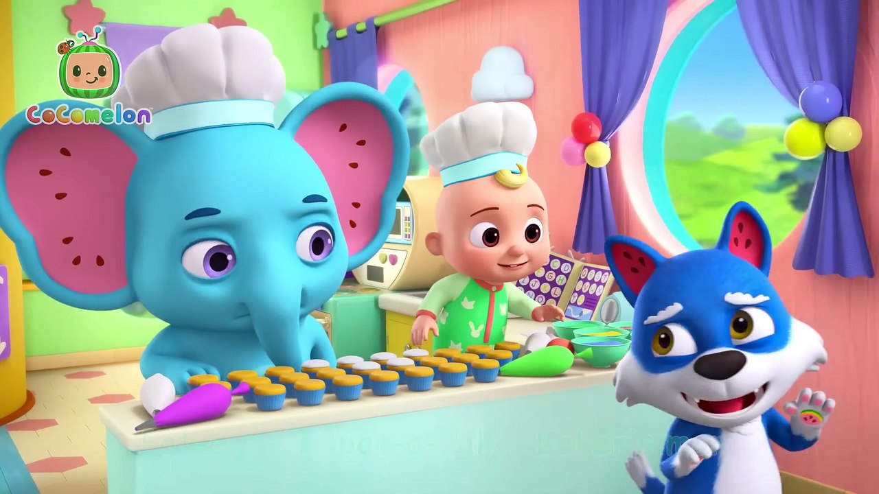 Pat a Cake ABCs 🧁 Baking with JJ's Animal Friends | CoComelon Adventure