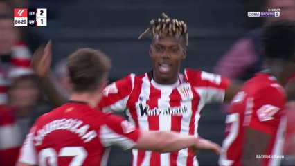 La Liga : Grâce à Nico Williams, Bilbao reste accroché au podium
