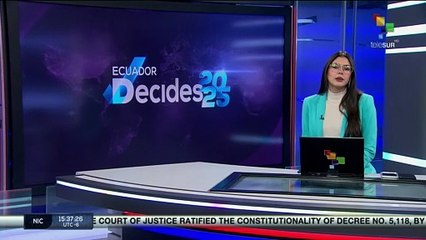 Ecuador | National Electoral Council reports voter turnout by early afternoon