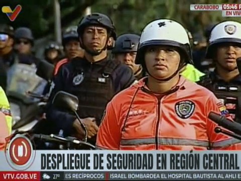 Carabobo | Desplegados 15 mil 403 funcionarios en el marco del despliegue Semana Santa Segura 2025
