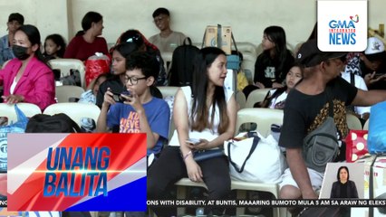 Mga pasahero, patuloy ang pagdagsa sa mga bus terminal sa Cubao | Unang Balita