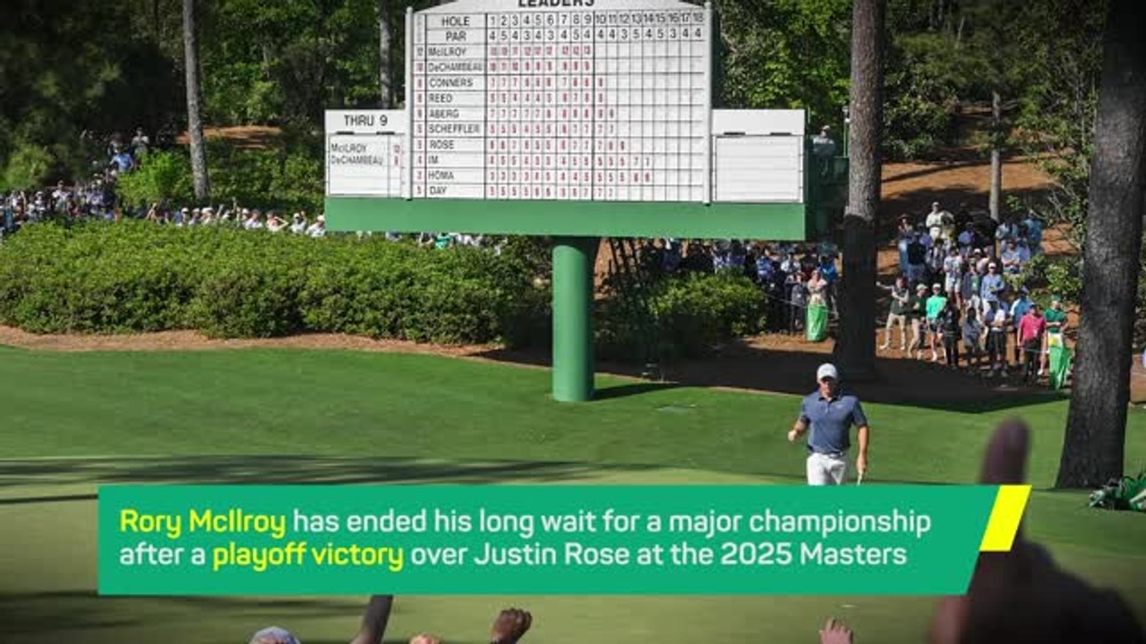 Breaking News - McIlroy finally wins The Masters