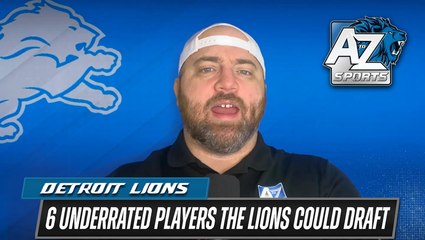 6 UNDERRATED Prospects That The Lions Could Draft...