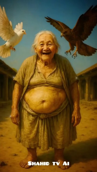 Beautiful story of a old woman and pigeon and falcon #shortvideo #shortsfeed #shortsviral