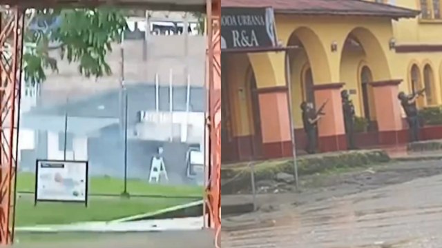 Disidencias de las Farc atacaron con explosivos y armas la estación de Policía de Cajibío, Cauca