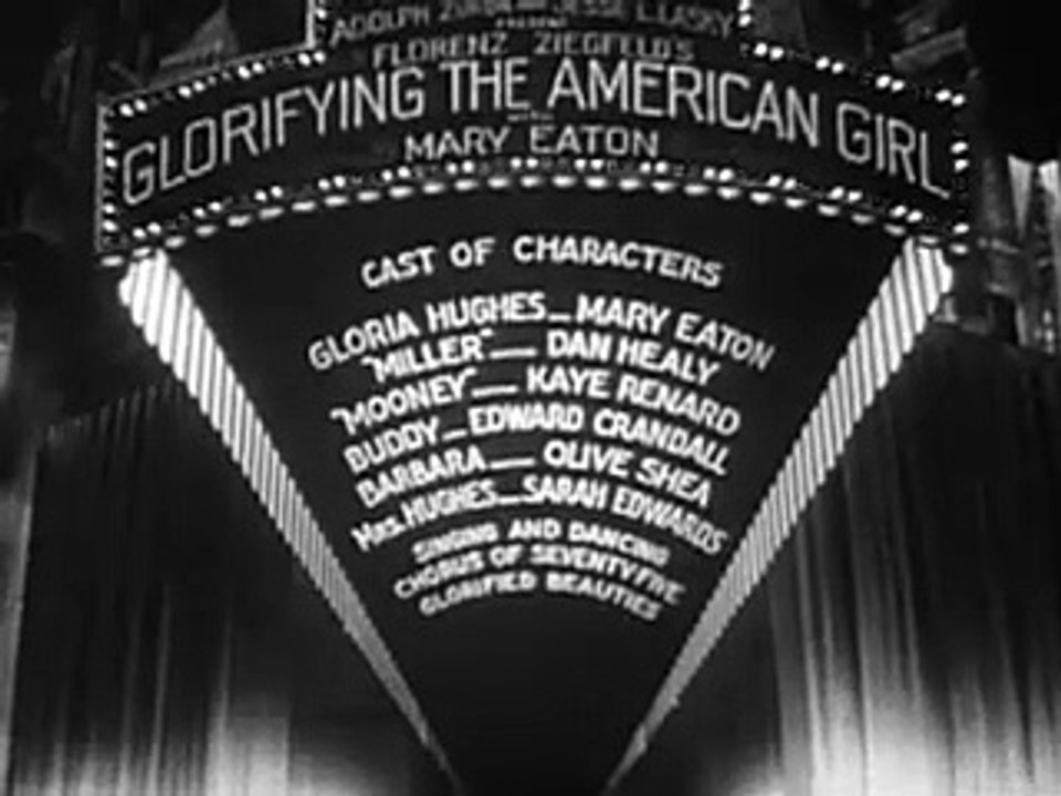 Glorifying The American Girl 1929