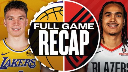 Game Recap: Trail Blazers 109, Lakers 81