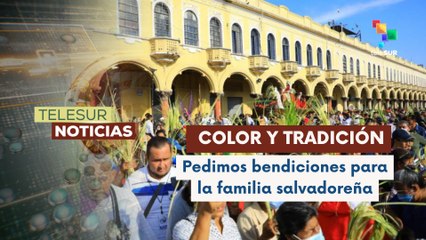 Panchimalco vive el Domingo de Ramos con fe, color y tradición indígena