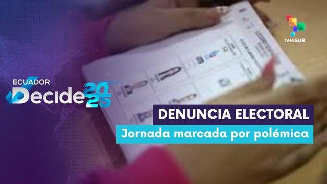 Denuncia irregularidades en actas electorales y violaciones a la democracia