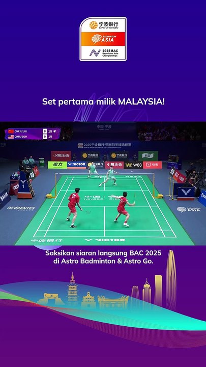 Satu langkah saja lagi ayuh Aaron Chia & Soh Wooi Yik tundukkan pasangan tuan rumah🔥🔥