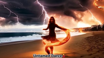 🔥 Nora Fatehi’s Bold Serpent Dance at Bondi Beach 🇦🇺🐍🌊