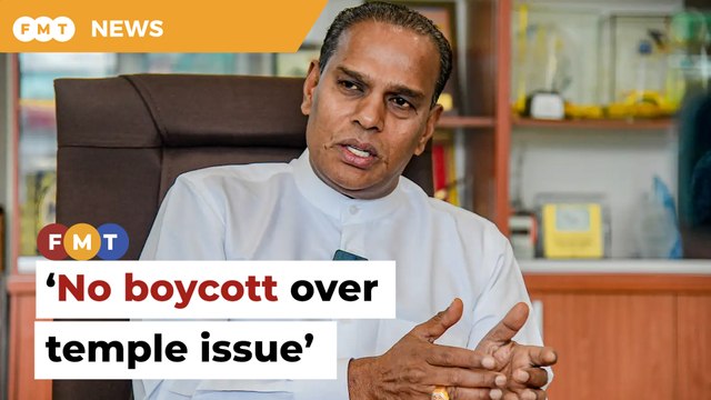 Indians won’t boycott Ayer Kuning polls over temple issue, says Saravanan
