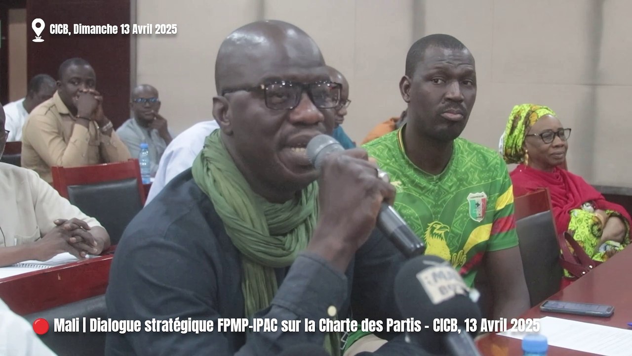 ⚠️ Crise politique au Mali📢Les partis face au risque de dissolution📍CICB, 13 Avril 2025