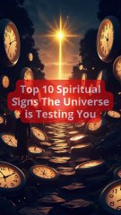 Top 10 Spiritual Signs The Universe is Testing You #mysticattraction #top10 #trending