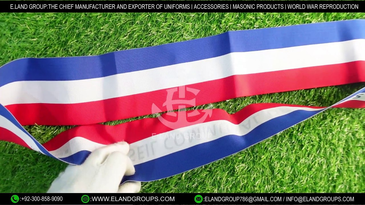 Echarpe De Adjoint, Echarpes Tricolores en Ottoman, Echarpe Tricolore Officielle d''Adjoint