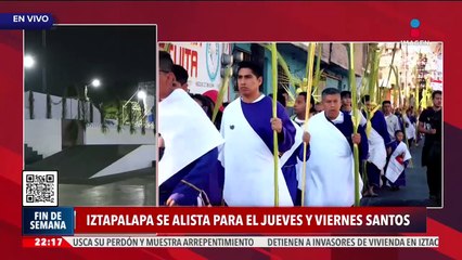 Concluyeron las actividades del Domingo de Ramos en Iztapalapa