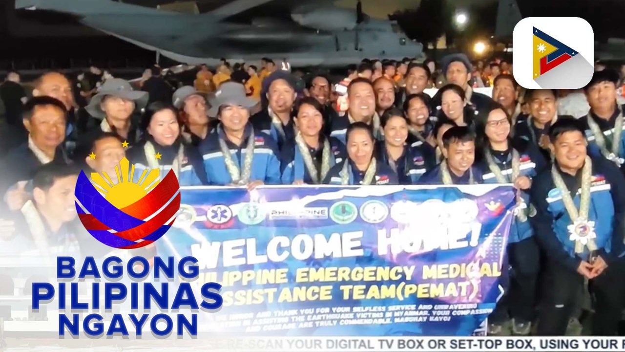 DOH-PEMAT, nakabalik na sa bansa matapos maghatid ng serbisyong medikal...