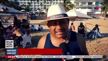Turistas salen de la ciudad para disfrutar de las playas; así se divierten en Acapulco
