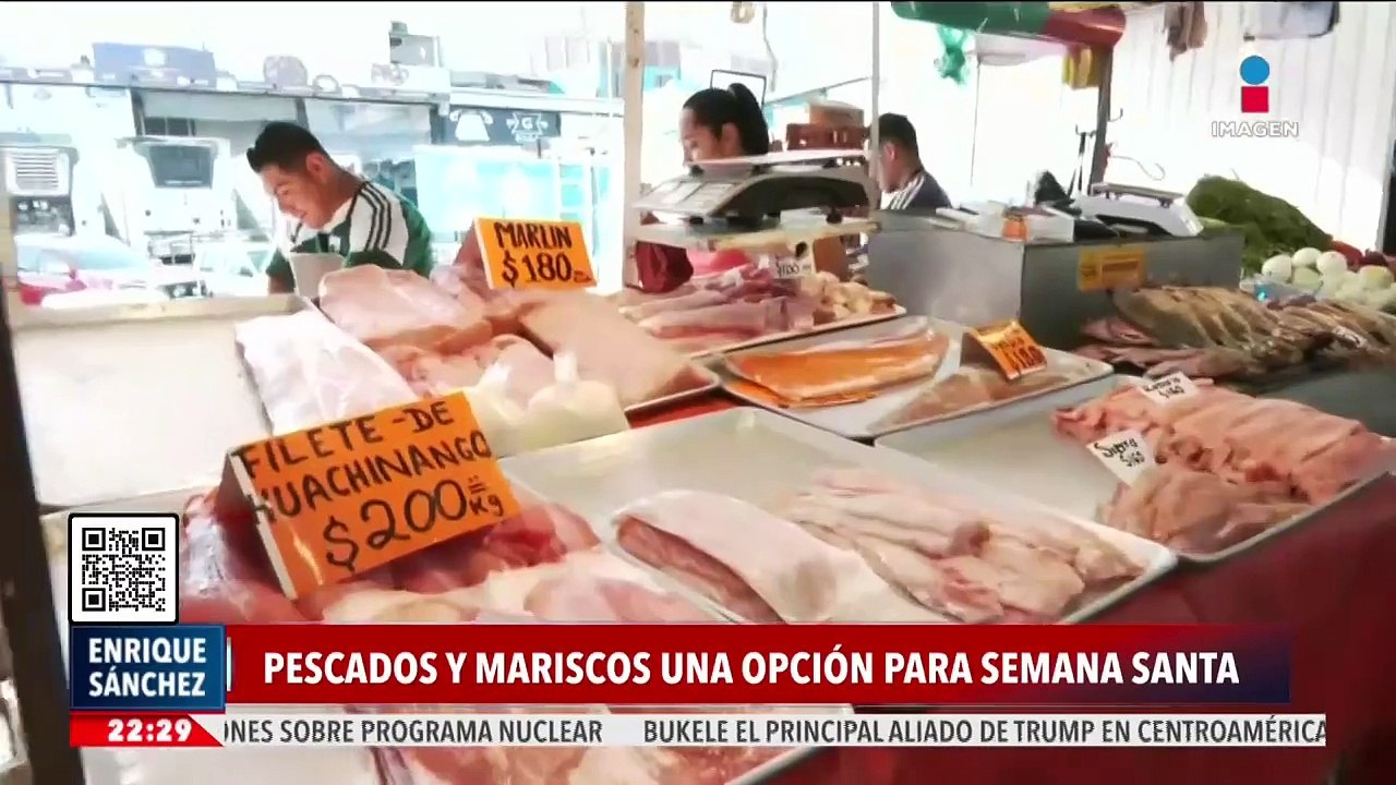 Continúa la venta de pescados y mariscos en La Nueva Viga para esta Semana Santa