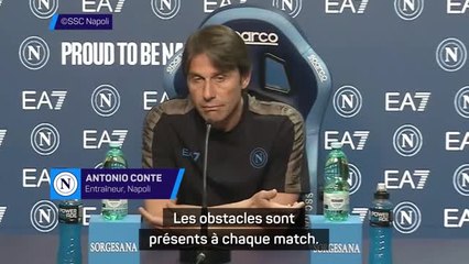 Napoli - Conte : "Les obstacles sont présents à chaque match"