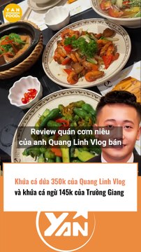Cá Dứa ở quán Quang Linh và Trường Giang