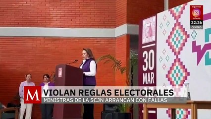 Arranques anticipados de campaña judicial generan polémica en el Poder Judicial