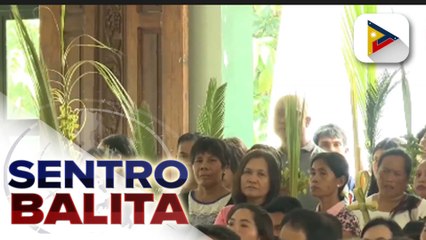 Mga kababayan natin sa Canlaon City, ginunita ang Palm Sunday; pagtatapos ng pag-aalburoto ng Bulkang Kanlaon, panalangin ng mga residente
