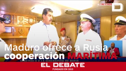 Maduro ofrece a Rusia cooperación marítima en aguas venezolanas