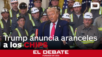 Trump anuncia aranceles a los medicamentos y se desdice con la exención a los chips: «Nadie se va a librar»